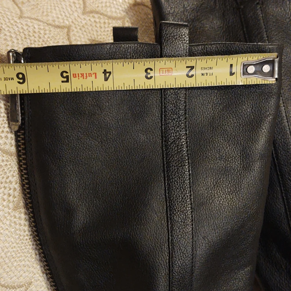 Calvin Klein leather knee boots - Picture 3 of 12
